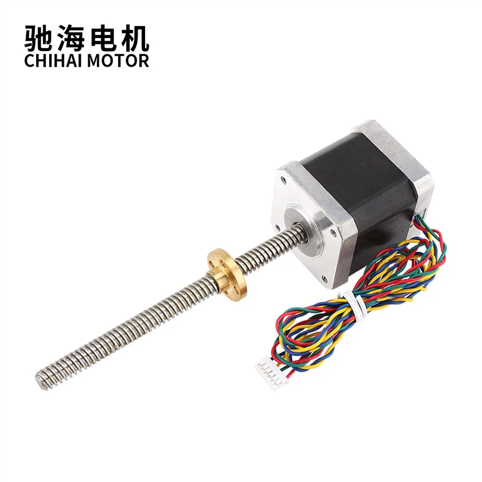 Screw Rod Linear Motor With Trapezoidal Lead Srew For 3D Printer