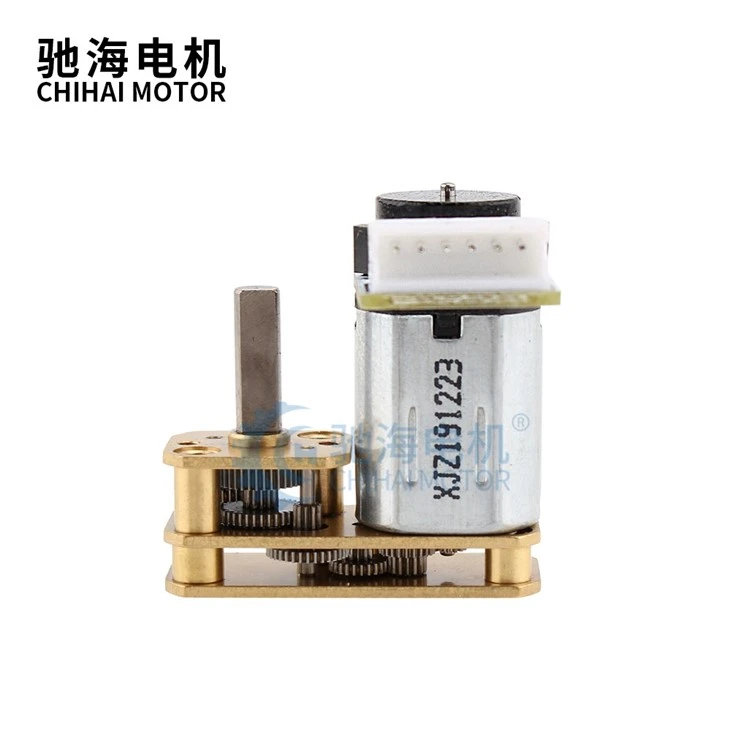 Precision Structure Flip Speed Reduction With Steel Gearbox Geared Encoder Motor For Robot